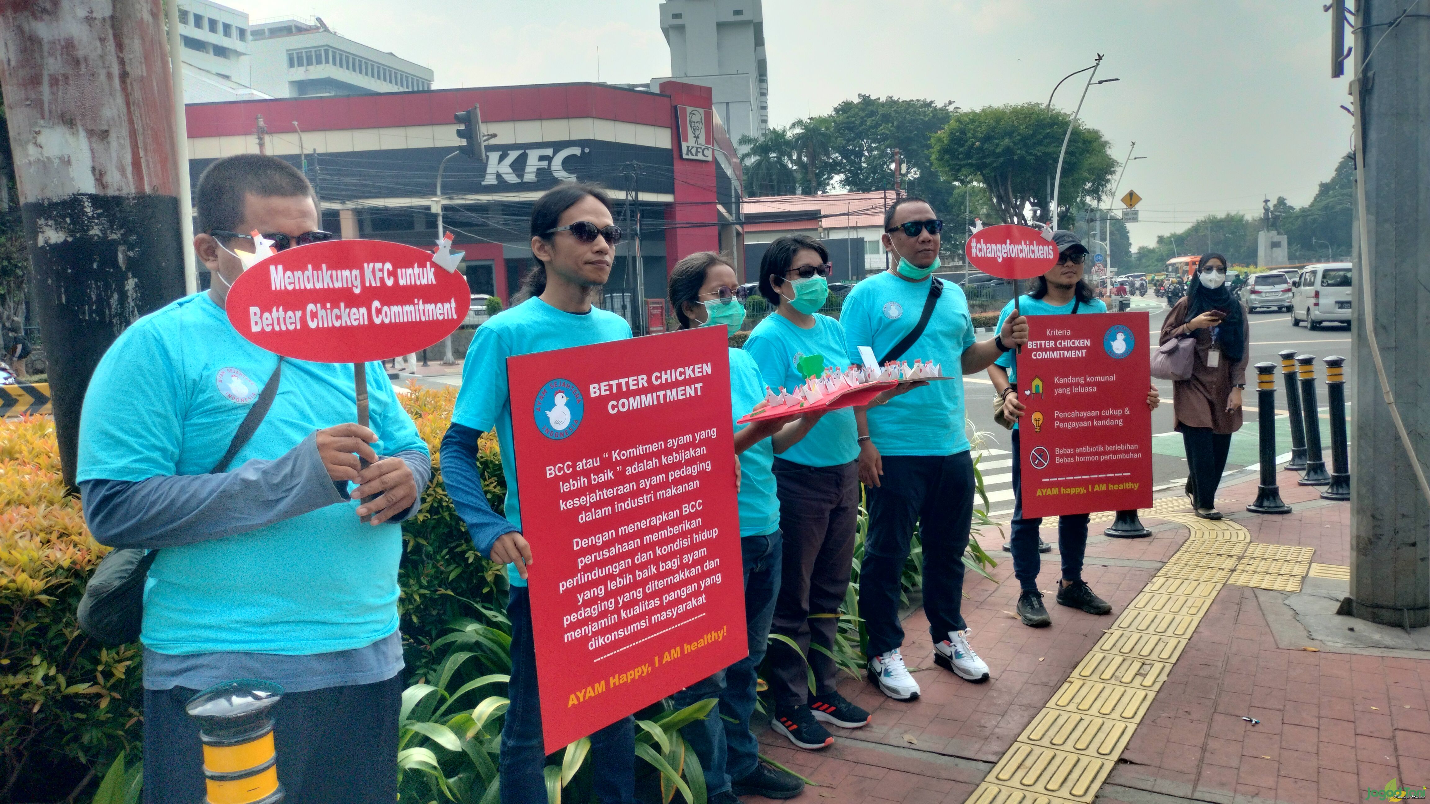 Aksi Simpatik Kesejahteraan Ayam Lebih Baik