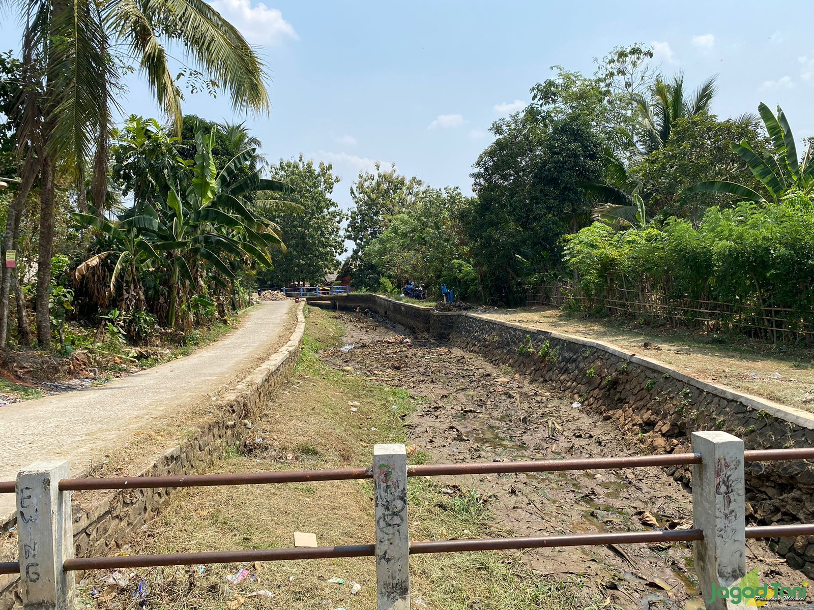 Kondisi irigasi di Ciseeng Parung, Bogor