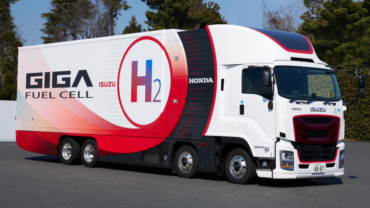 Honda X Isuzu dalam uji coba truck berbahan bakar hidrogen