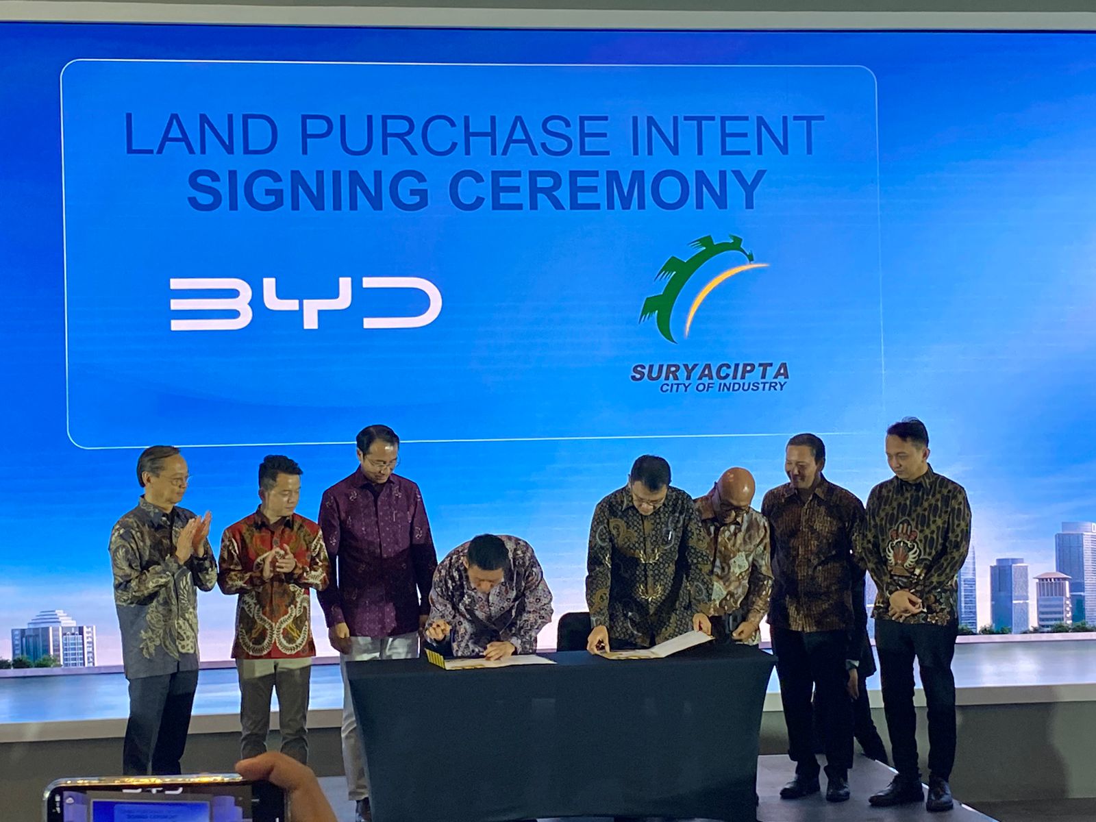 BYD Pilih Subang Sebagai Lokasi Pengembangan EV