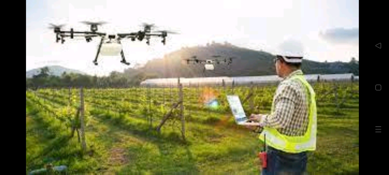 Drone pertanian 