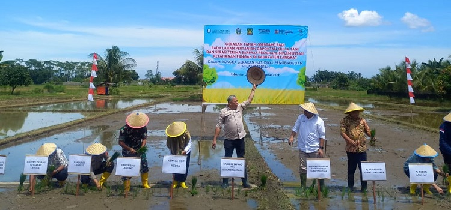 BSIP Sumut Ikut Dukung Program Implementasi Ketahanan Pangan Kabupaten Langkat