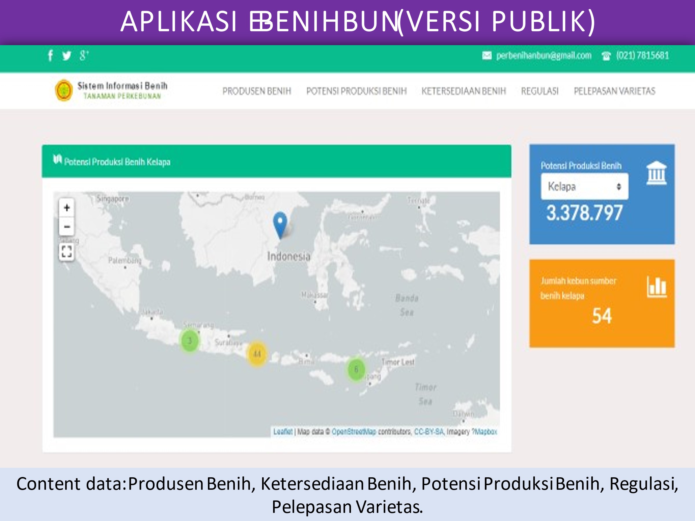 Aplikasi e-Benihbun berikan kemudahan mengetahui data benih