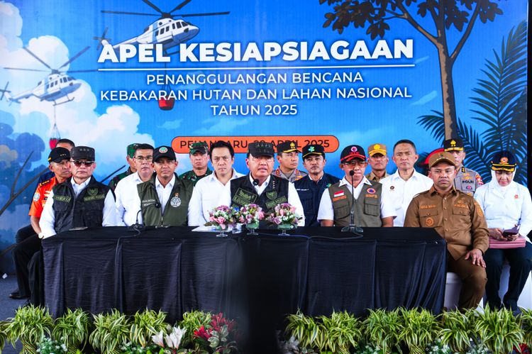 Apel Kesiapsiagaan Penanganan Karhutla Nasional 2025